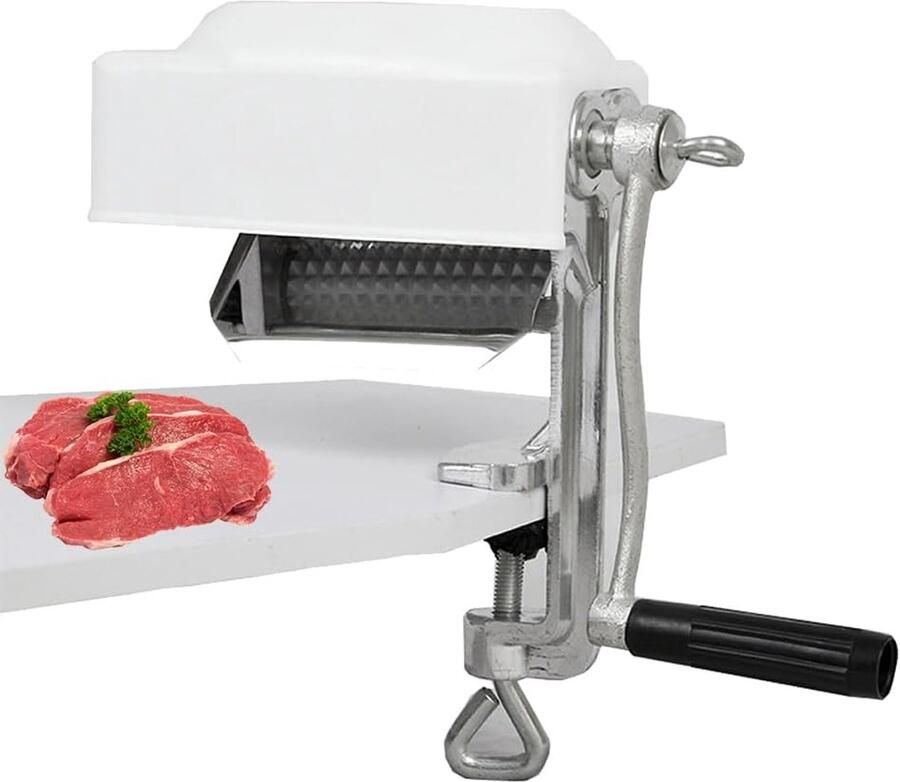 Handmatige Vleesvermalser Vleesbereider Keuken Vlees Bereiden Arbeidsbesparend Ontwerp 5 cm Dikte Zilver