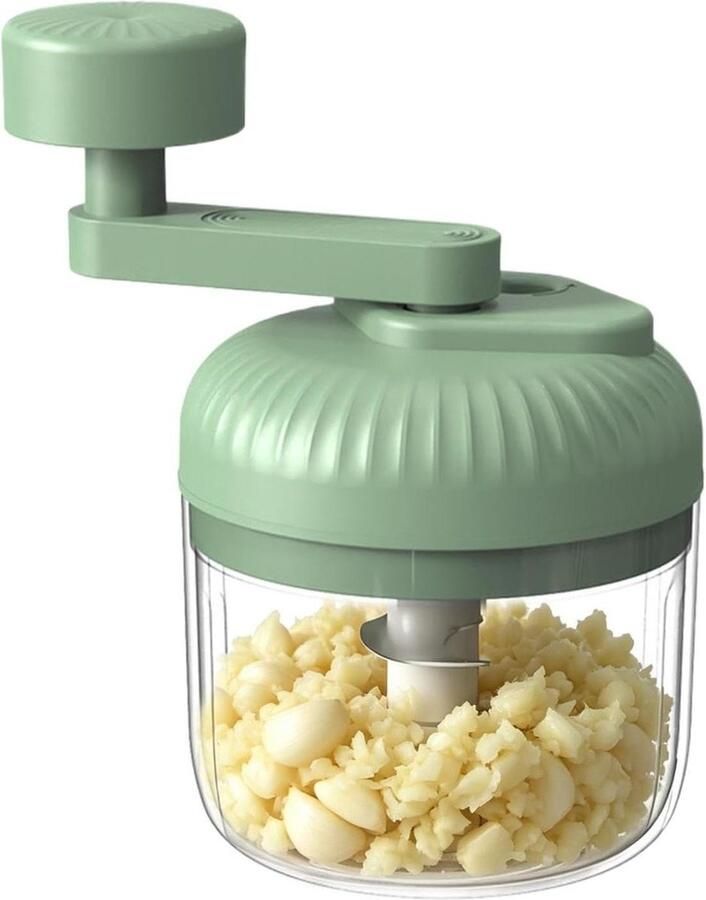 Handmatige Voedselhakker Keuken Gereedschap Maaltijd Voorbereiden 3 Snelheden Instelbaar 15x10x15 cm Groen