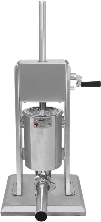 Handmatige Worstenvuller en Clips Set RVS 7 Liter Capaciteit
