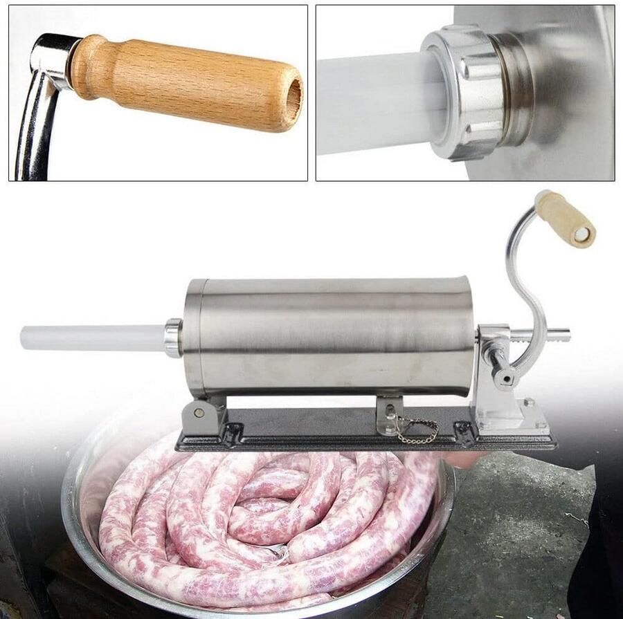 Handmatige worstmachine 3L Professionele vleesvulling voor keukengebruik