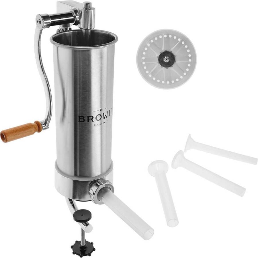 Handmatige Worstvuller 3 kg Roestvrij Staal Voor Zelfgemaakte Worsten