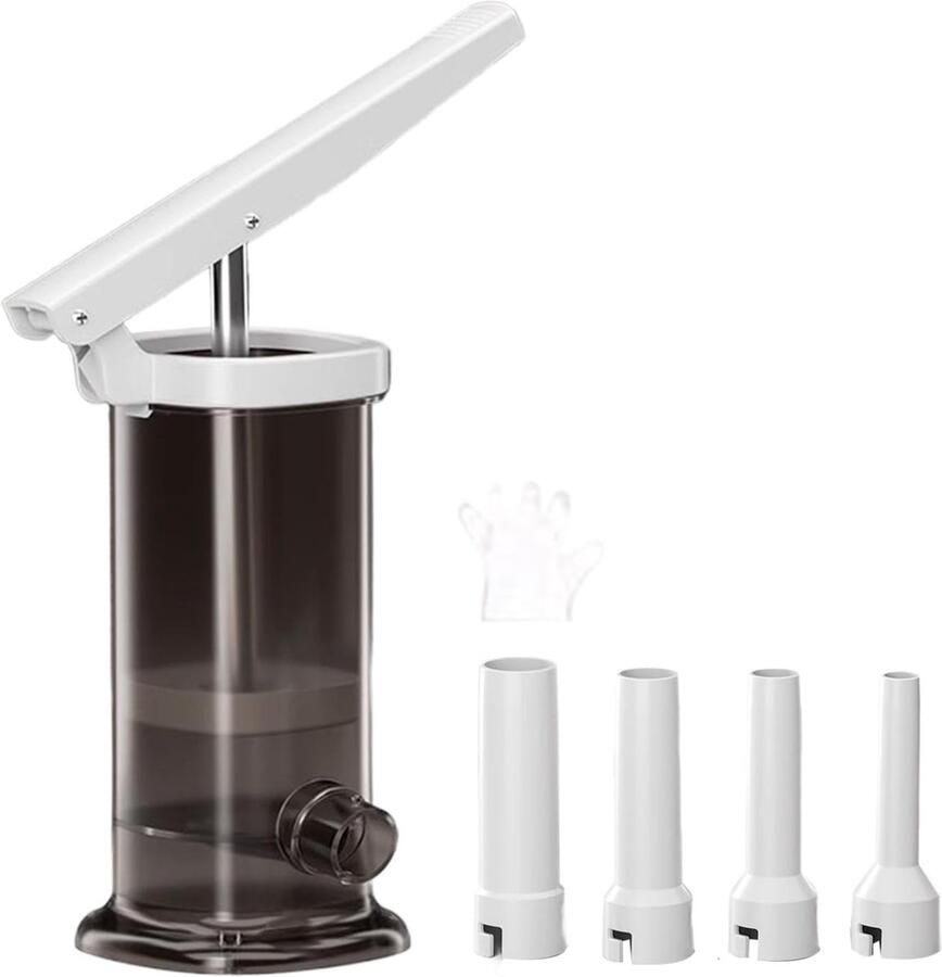 Handmatige Worstvuller voor Zelfgemaakte Worsten Efficiënte Keukenaccessoire