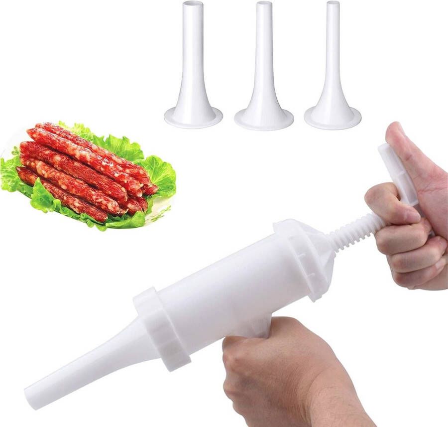 Handmatige worstvulmachine voor groenten en vlees Eenvoudig te gebruiken en duurzaam