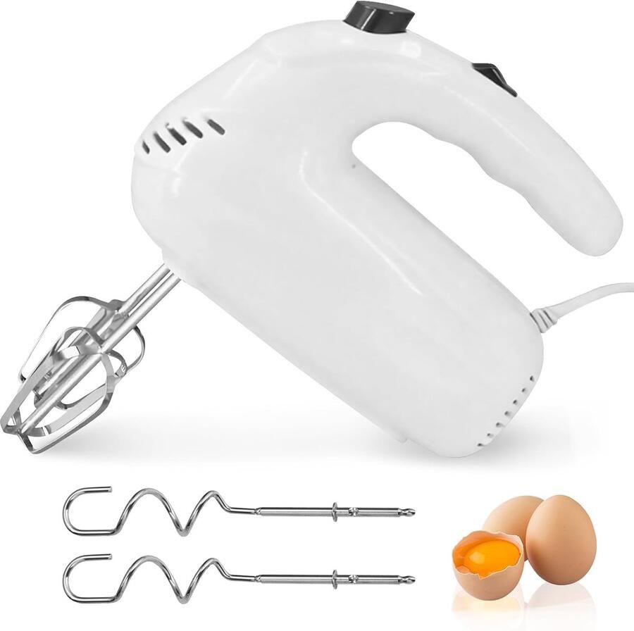 Handmixer 200 W handmixer 5 snelheden handmixer met 4 gardes elektrische garde voor eieren room deeg keukenapparaten