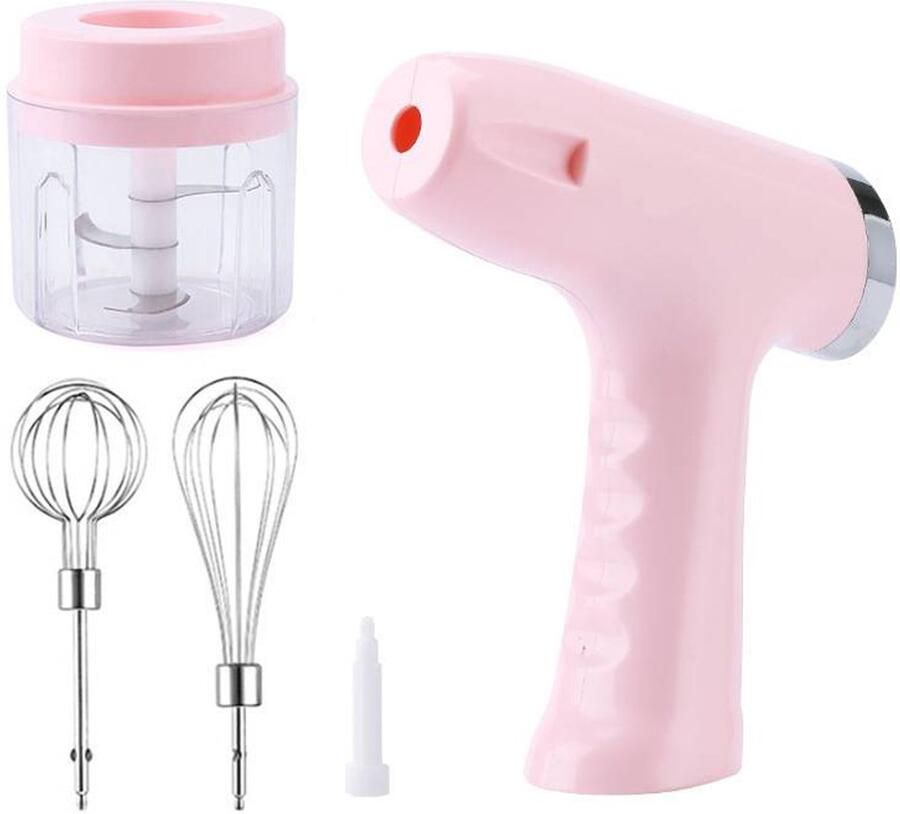 Handmixer automatische blender snoerloze blender kleine handmixer snoerloze keukenblender (roze)