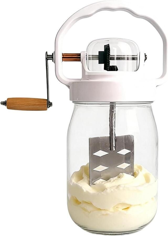 Handmixer Botermixer Keuken Zelf Jam Maken Hittebestendig Glazen Pot 1500 ml Niet gespecificeerd