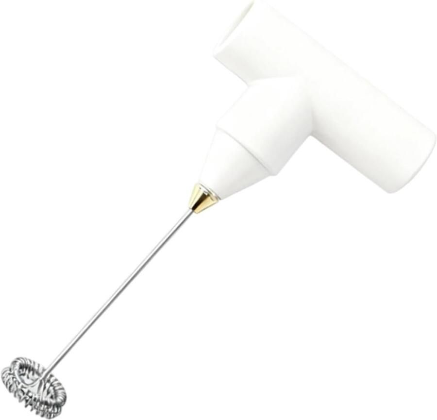 Draadloze Handmixer Elektrische Klopper Bakken en Schuimen Afneembare Batterij 3.3 x 8.1 x 3.3 cm Wit