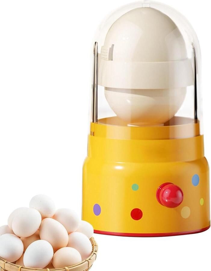 Eierdraaier Keukengadget Gouden Eieren Mixer Culinaire Bereidingen Breukvrije Mengtechniek 9x9x9 cm Geel