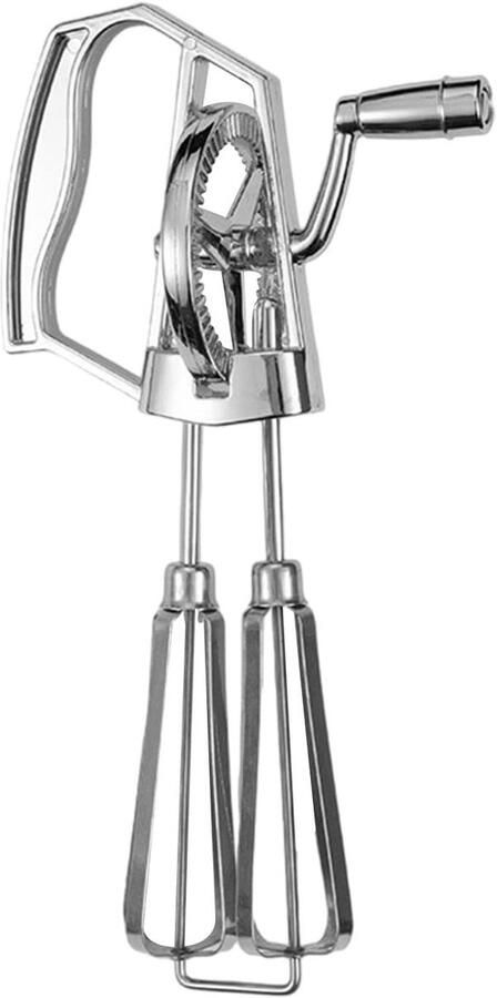 Handmixer Eierklopper Bakken en koken Ergonomisch ontwerp 25.5 x 14 cm Zilver