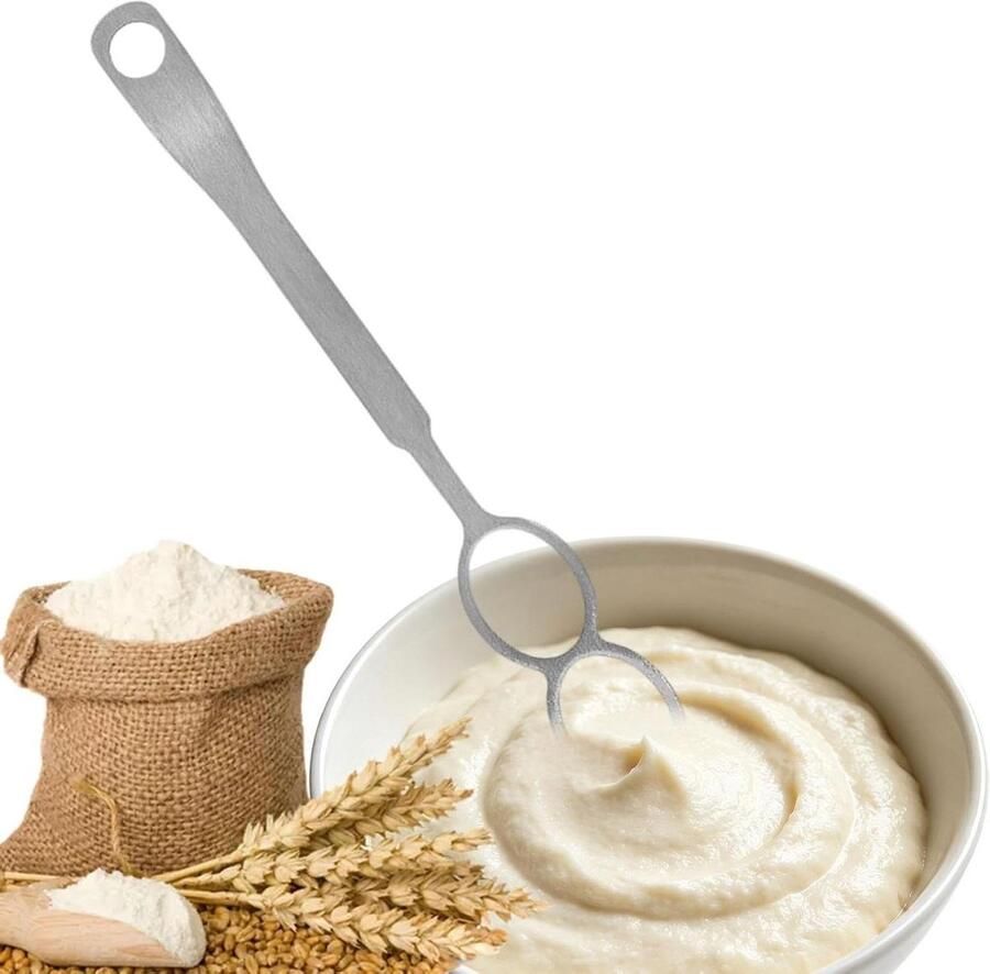 Handmixer Eierklopper Keuken Gereedschap Beslag Maken Roestvrij Staal 16.8 cm Zilverkleurig