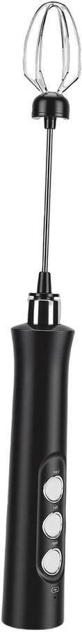 Handmixer Elektrisch Eierklopper Opschuimer Dranken Mixen Ingebouwde Batterij 1200MAH Wit