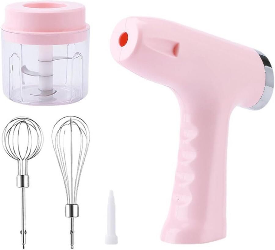 Handmixer Elektrisch Keukenmachine Klopper Snel Mengen Compact Ontwerp 12 cm Blauw