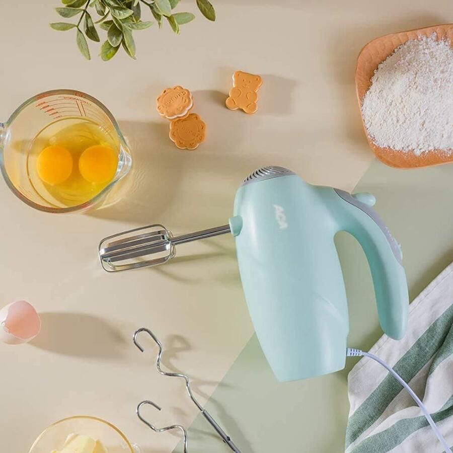 Handmixer Elektrische klopper Bakken en mixen 5 snelheden 300W Multicolor