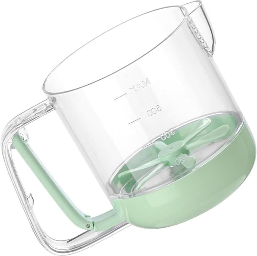 Handmixer Grote Kom Keukenmixer Beslagmixer Professioneel Koken Geïntegreerd Maatsysteem 2 Liter Groen