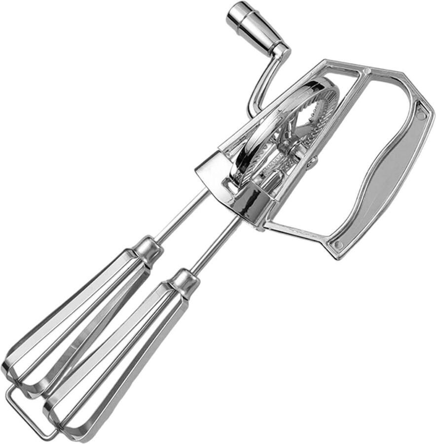 Handmixer Handmatig Handmixer Handmatig Zonder Stroom Roestvrij Staal Eierracket Voor Varietà Di Scenari In Cucina Per Mescolare Gli Ingredienti ConFacilità