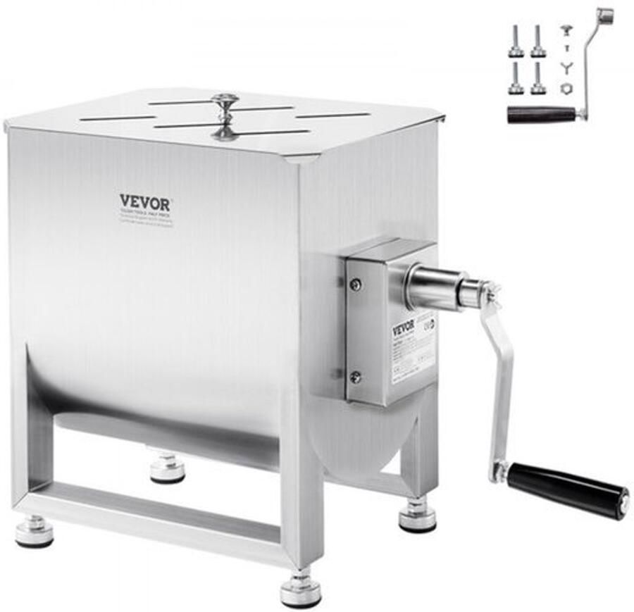 Handmixer Handmatige Vleesmenger 30 L Inhoud 13 6 Kg Capaciteit Roestvrij Staal Voor Worst En Gehakt