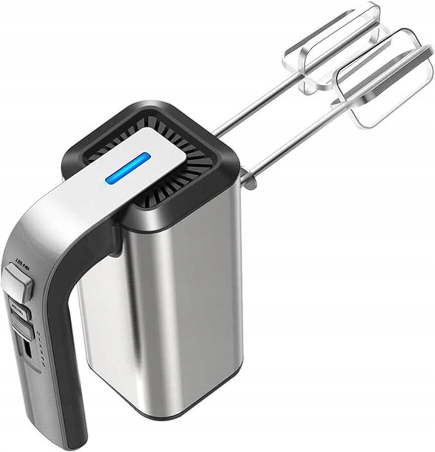 Handmixer Inclusief 2 Gardes 2 Roestvrijstalen Deeghaken Vaatwasmachinebestendig 5 Snelheidsstanden met Turbofunctie 300 Watt