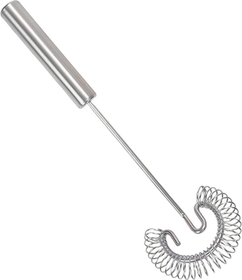 Handmixer Keuken Spatel Klopper Beslag Maken Ergonomische Handgreep 27 cm Zilver