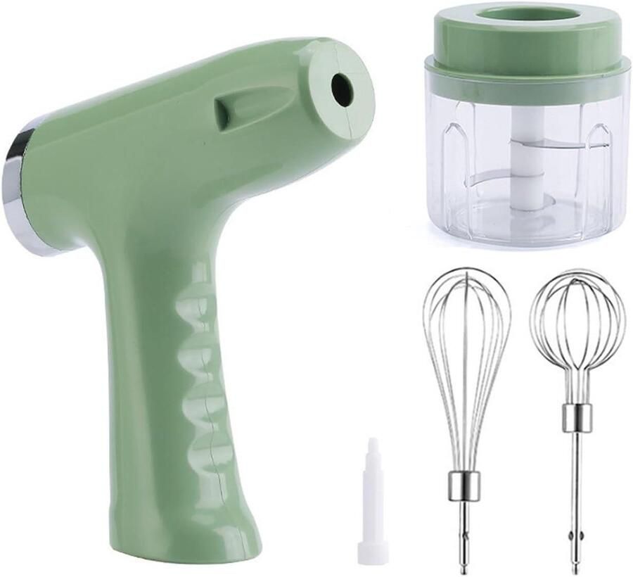 Handmixer automatische blender snoerloze blender kleine handmixer snoerloze keukenblender (groen)