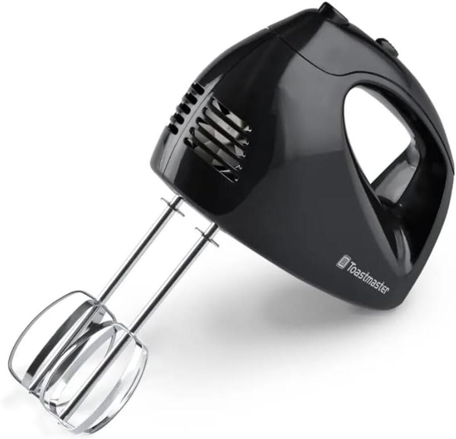 Handmixer Keukenmixer Bakken en Koken 5 Snelheden 150 Watt Zwart
