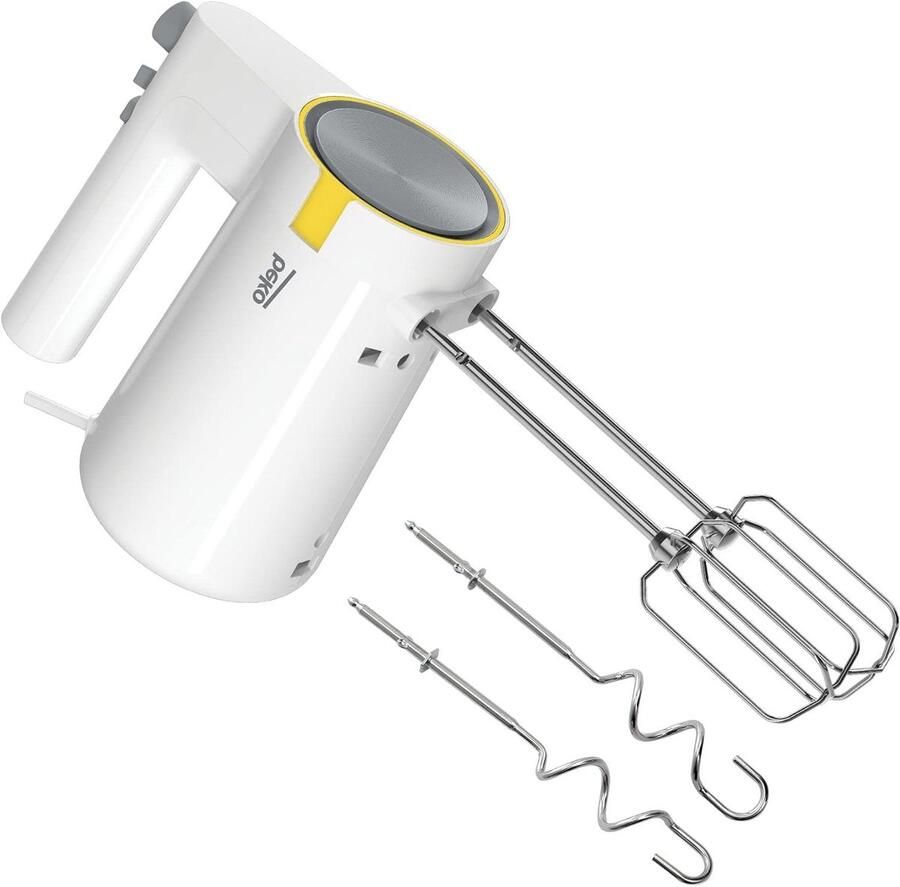 Handmixer Keukenmixer Bakken en Koken 5 Snelheden Turbo 425 Watt Wit