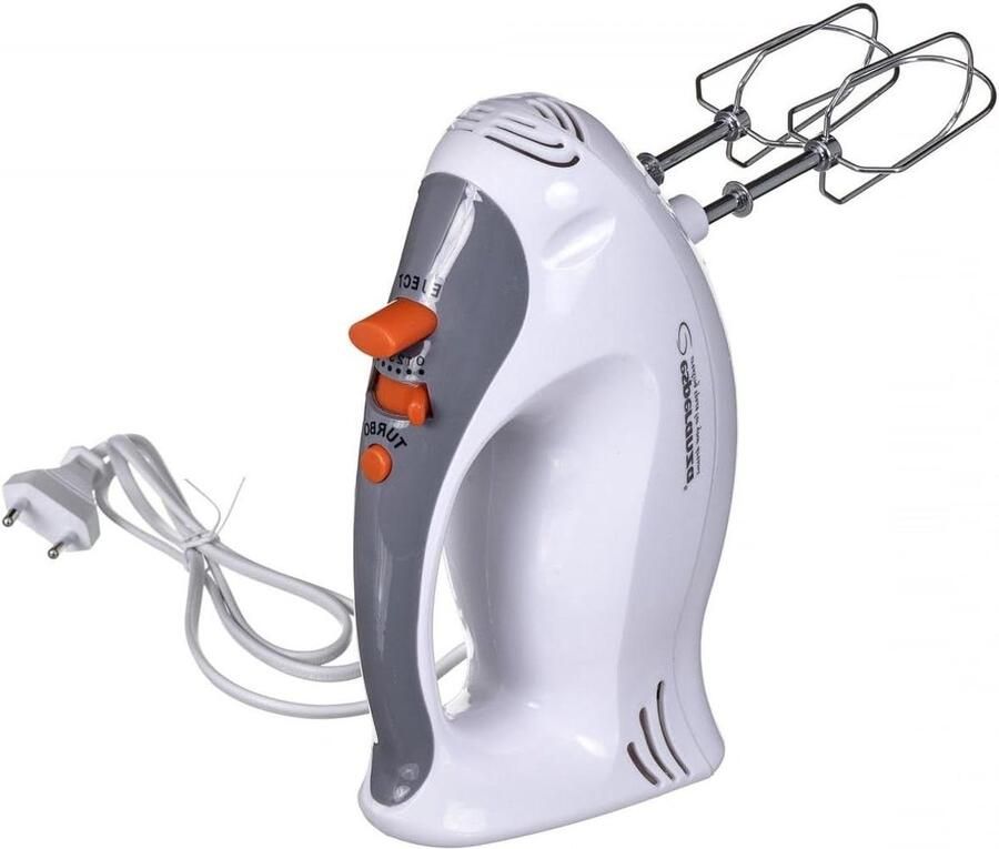 Handmixer Keukenmixer Bakken en koken 6 snelheden 250 Watt Wit