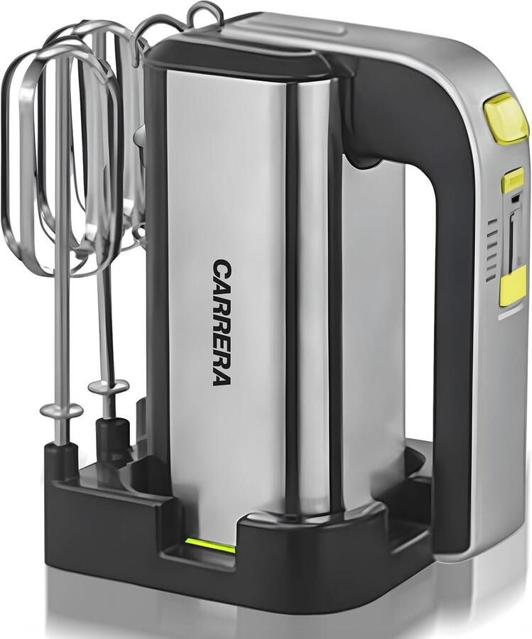 Handmixer Keukenmixer Bakken en Koken Lichtgewicht Ontwerp 300 Watt Zilverkleurig