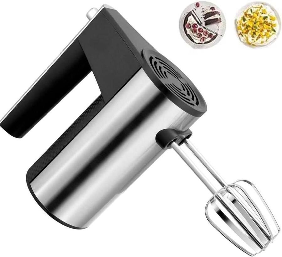 Handmixer Keukenmixer Bakken en Koken Turbine Boost Technologie 500W Vermogen Wit