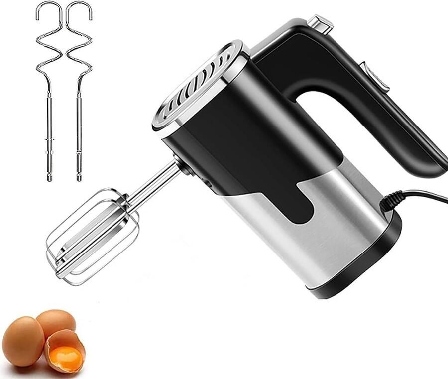 Handmixer Elektrische mixer Bakken en mengen 5 snelheden 08 kg Wit