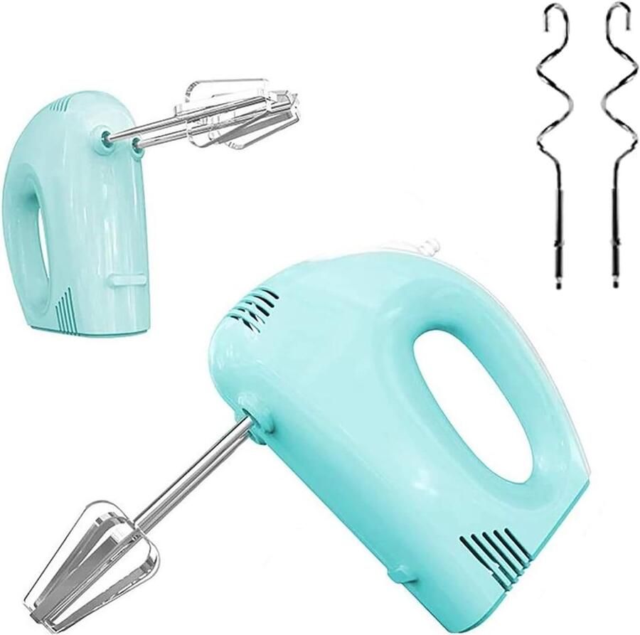 Handmixer Keukenmixer Bakken en Mixen 5 Snelheden Instelbaar 08 kg Wit