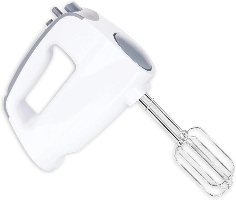 Handmixer Keukenmixer Beslag Maken Zes Snelheden 250 Watt Wit
