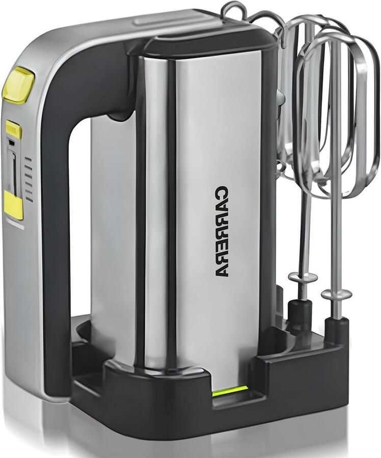 Handmixer Keukenmixer garde Bakken en koken Lichtgewicht ontwerp 13 x 8.5 x 18.5 cm Zilver
