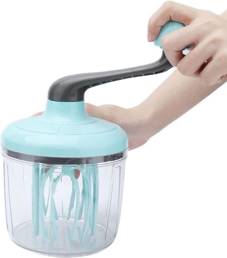 Handmixer Keukenmixer Klopper Snel Beslag Maken Afneembare Handgreep 12.5 cm Basis Lichtgroen