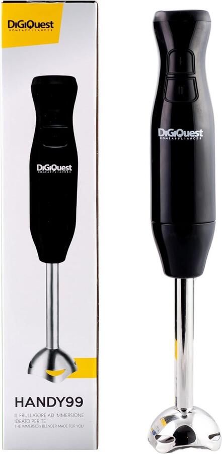 Handmixer Keukenmixer Smoothies Maken Dubbele Snelheid 250 Watt Zwart