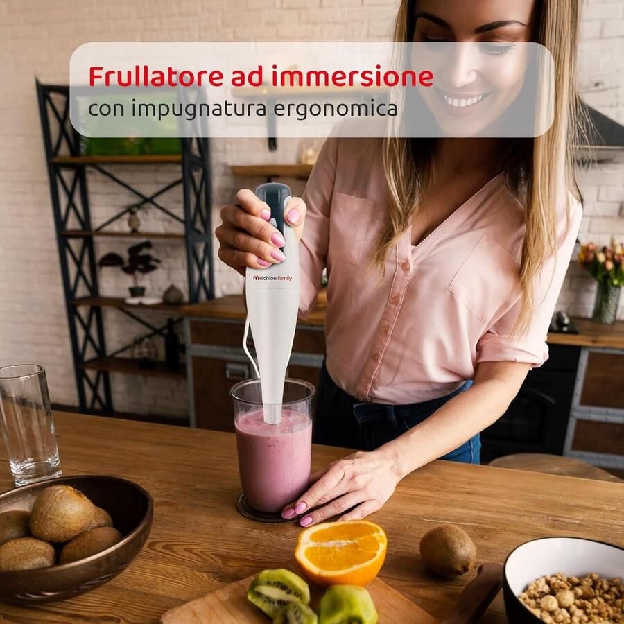 Handmixer Keukenmixer Snel Mixen 2 Snelheden 35 cm Wit