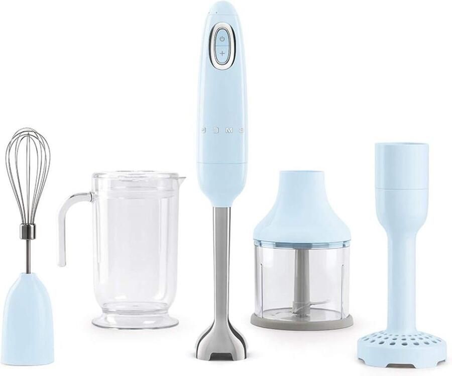 Handmixer Keukenmixer Staafmixer Eten Bereiden Krachtige Motor 1.4 Liter Cup Pastelblauw
