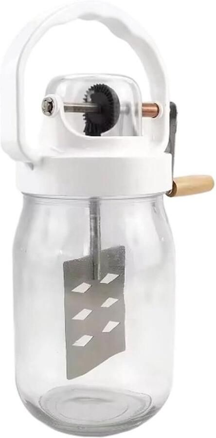 Handmixer met glas Keukengarde Verse boter maken Hittebestendig reservoir 1500 ml capaciteit Meerkleurig