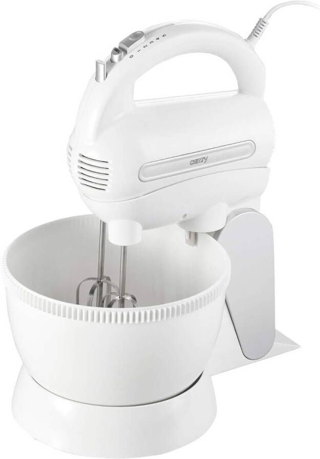 Handmixer met mengkom en roestvrijstalen accessoires 600 W 5 snelheden turbo-functie
