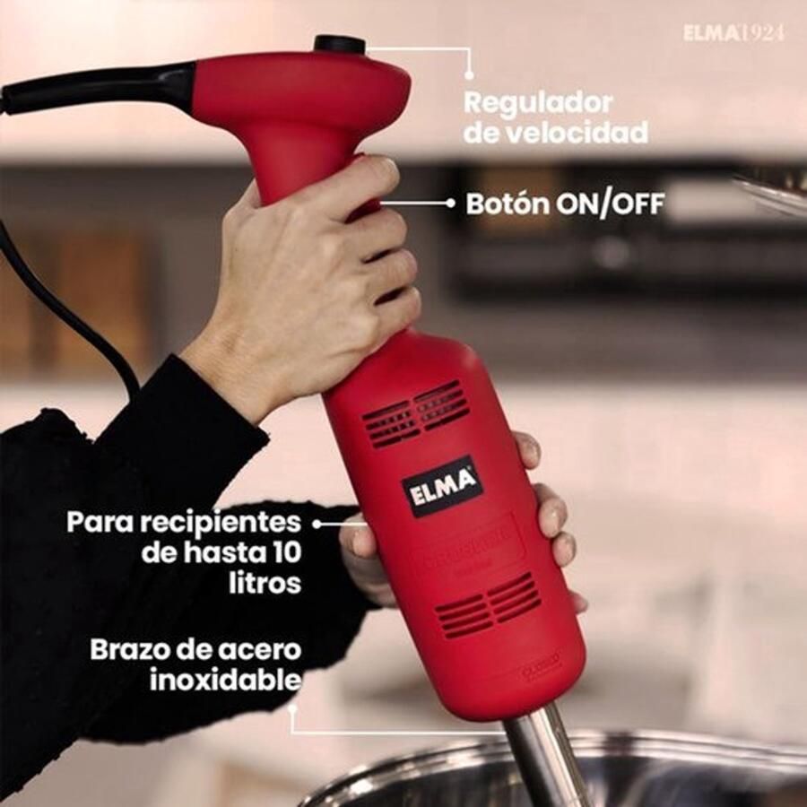 Handmixer Professioneel 220 W Vermogen Roestvrij Staal Materiaal Voor Sauzen En Purees Industriële Staafmixer
