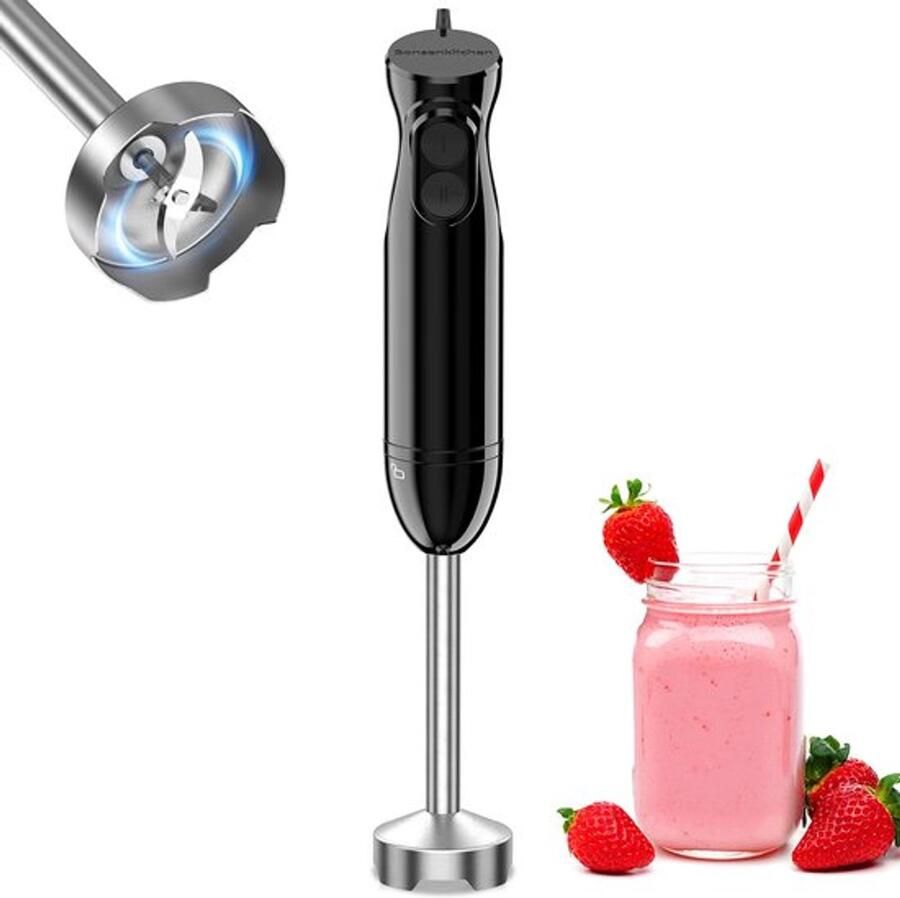 Handmixer roestvrij staal 1000 W 2 snelheden