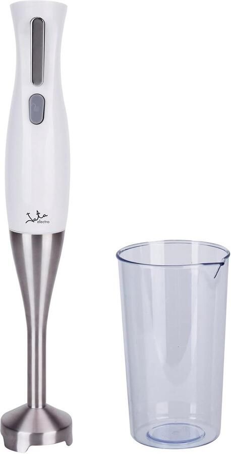 Handmixer RVS Staafmixer Keuken Eten Bereiden Dubbele Roestvrij Staal Bladen 700 ml Zwart