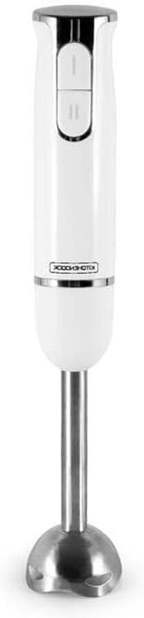 Handmixer RVS Staafmixer Keukenmixer Culinaire Bereidingen Afneembare RVS Staaf 600 Watt Wit