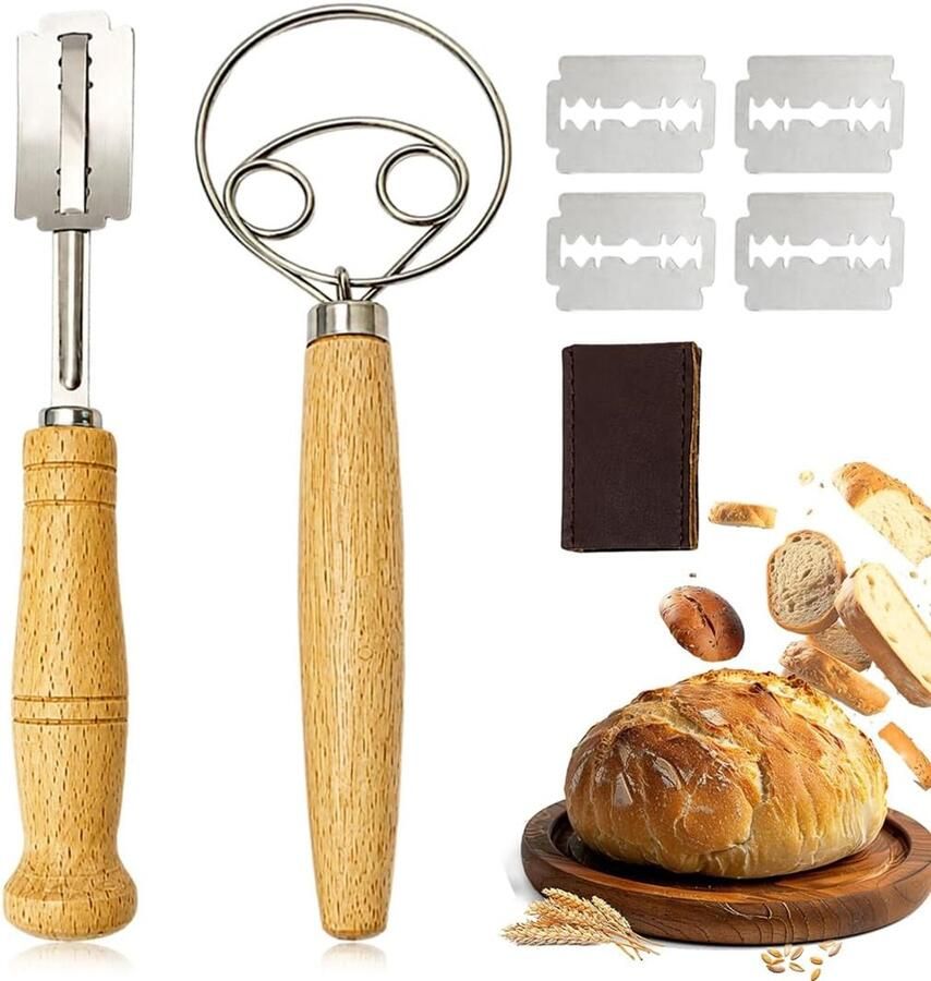 Handmixer set van 2 met dubbele cirkel en mes voor deeg en eieren ideaal voor bakken Homevero