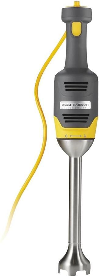 Handmixer Staafmixer Blender Staaf Kleine Recepten Bereiden Variabele Snelheden 23 cm Grijs Geel