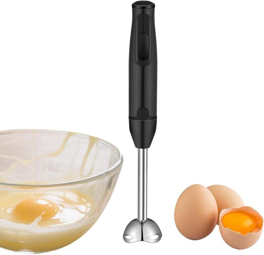 Handmixer Staafmixer Keukenbereiding 400 Watt Vermogen 38 cm Lengte Zwart