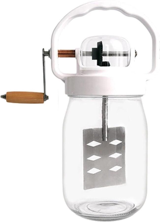 Handmixer Glazen Boter Maken Keuken Mixer Boter Churner Zelf Boter Maken Elektriciteit Vrij 1500ml Niet gespecificeerd