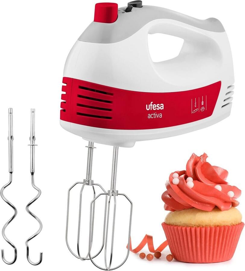 Handmixers met 400W 5 Snelheden en Turbo – Ergonomisch Ontwerp met Spatbescherming
