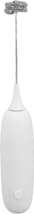 Melkopschuimer Schuimmaker Eierklopper Dranken Bereiden Draadloze Handheld Werking 23.8 cm Wit - Foto 2