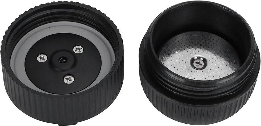 Handpers Koffiezetapparaat Draagbare Koffiemaker Koffie Zetten Compact Reisontwerp 530 G Zwart