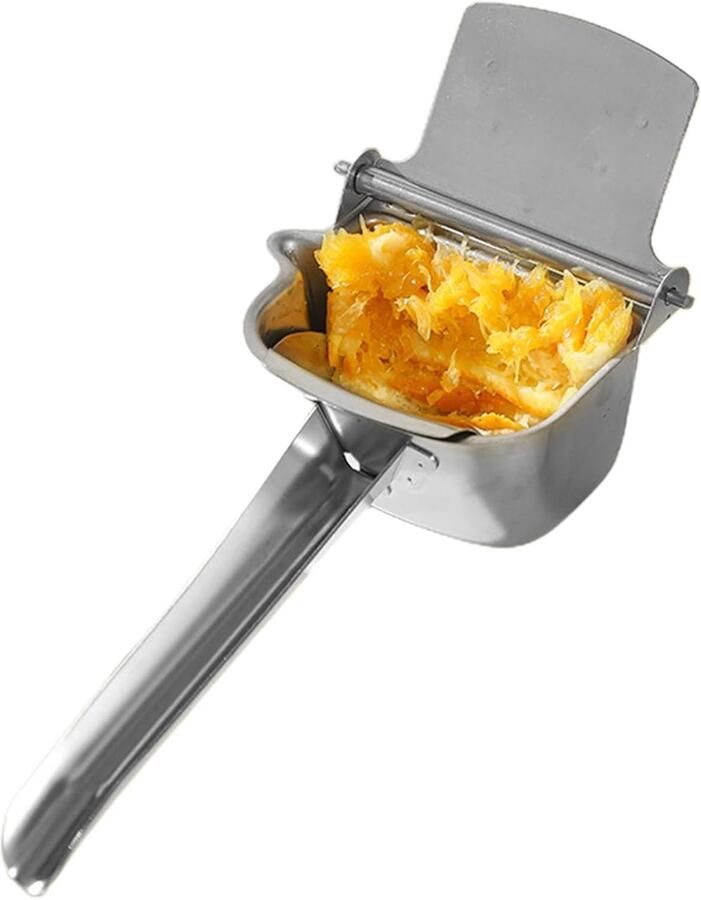 Handpers Sapcentrifuge Fruitpers Citruspers Vers Sap Maken Roestvrijstalen Tank 23 x 123 x 55 cm Metaalkleur